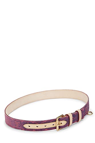 Louis Vuitton,  Pink Ombré Monogram Denim Sunshine Belt 80, Pink