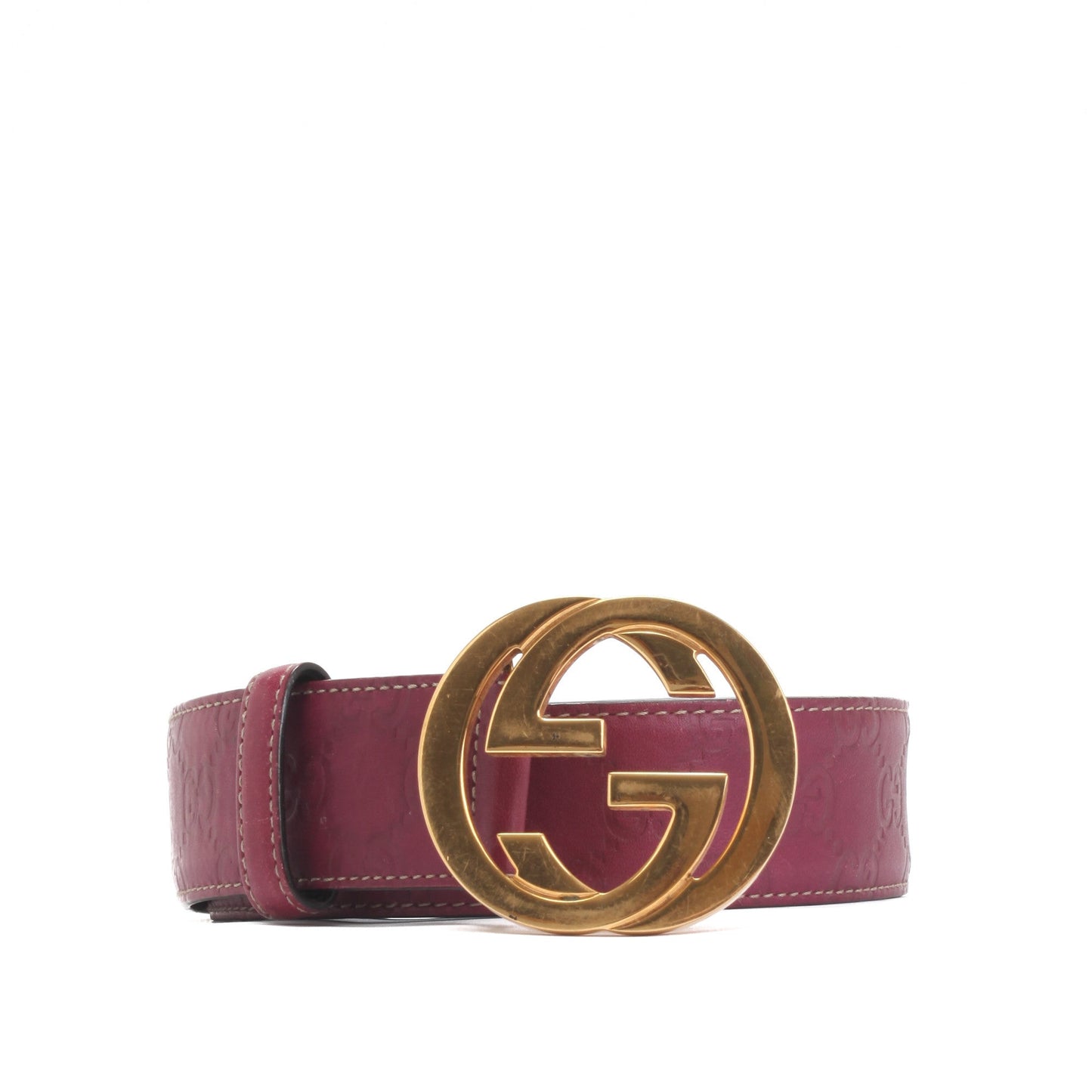 Guccissima Interlocking G Belt