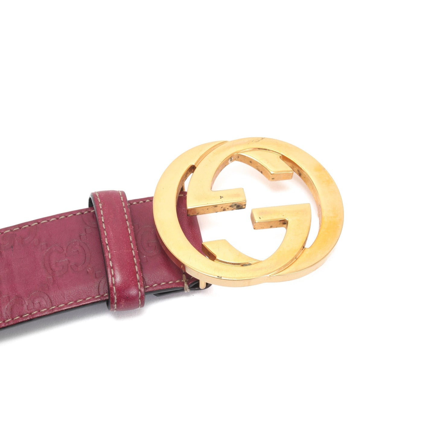 Guccissima Interlocking G Belt