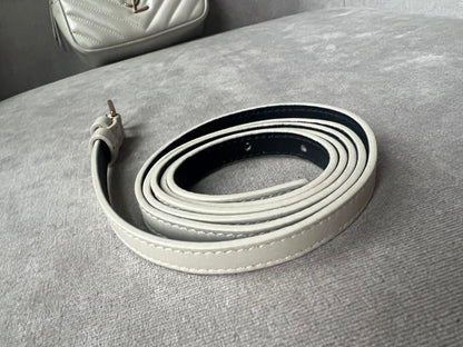 Yves Saint Laurent (YSL) Blanc Vintage Lou Belt Bag