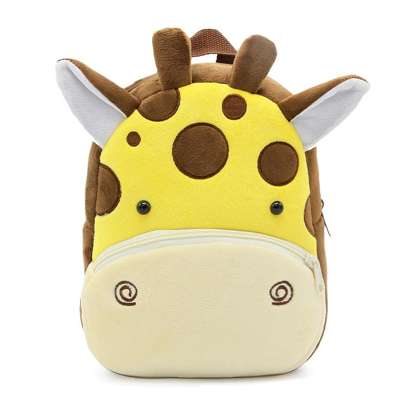 Cartoon Kids Plush Mini Kindergarten bag