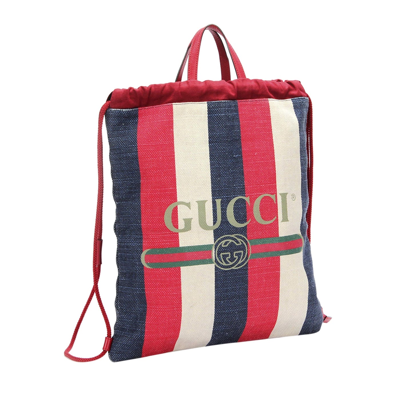 Gucci Print Drawstring Backpack