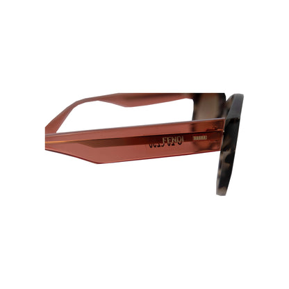 FENDI Fendi Acetate and Tortoiseshell Colorblock Sunglasses