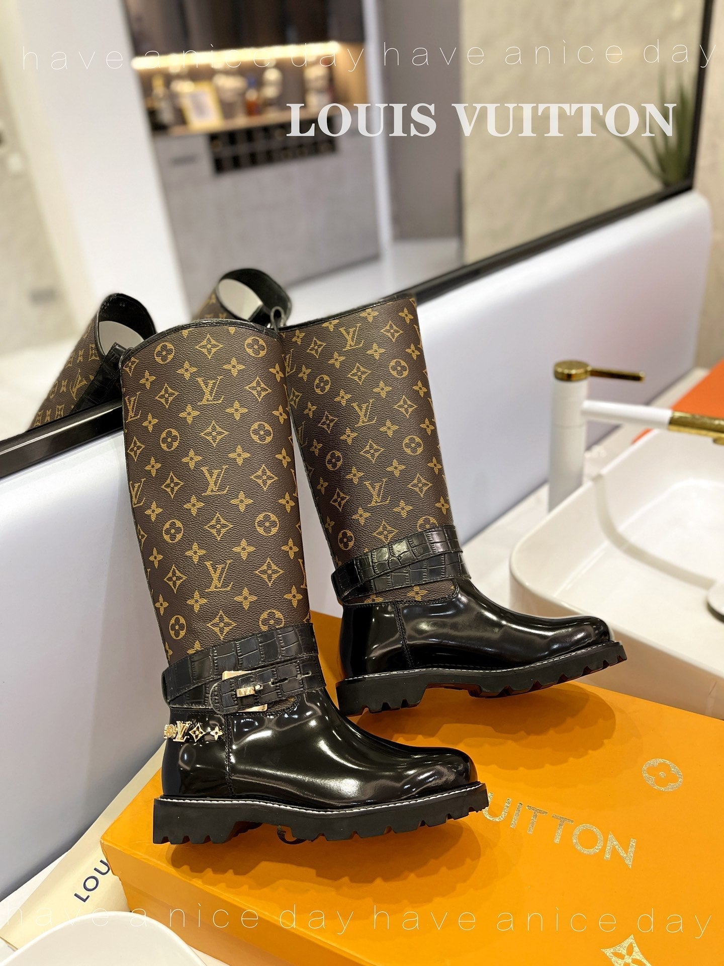 Premium  Louis Vuitton  BOOTS 029