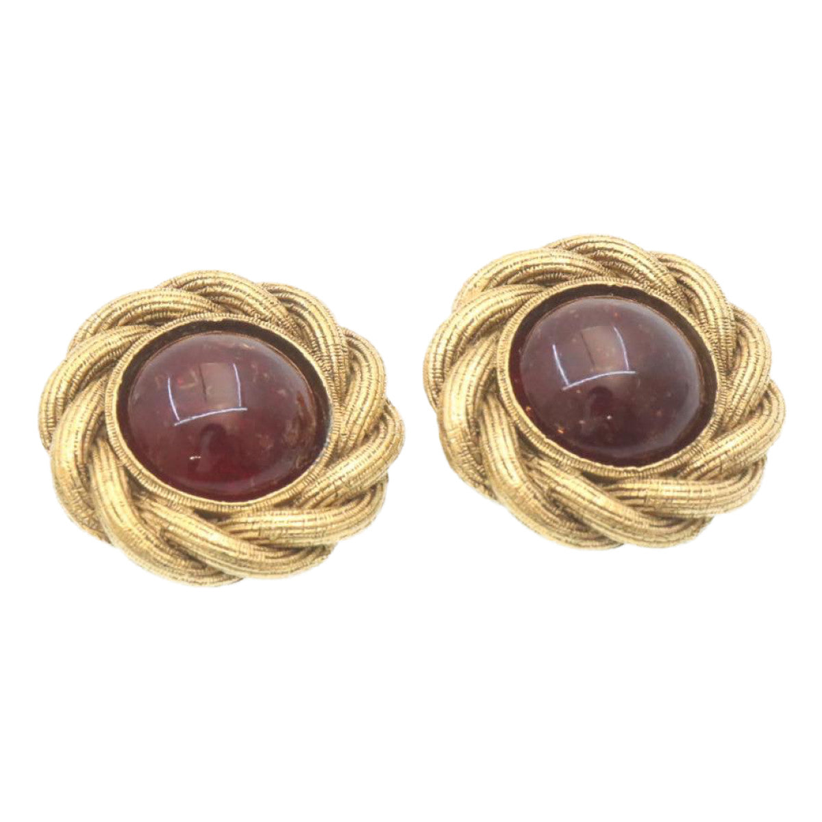 CHANEL Earring Gold CC   27973