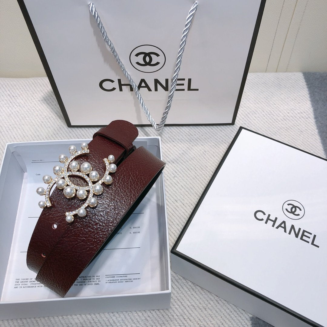 Leather Belt Chanel