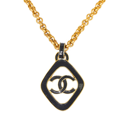 CHANEL CC Pendant Necklace Costume Necklace