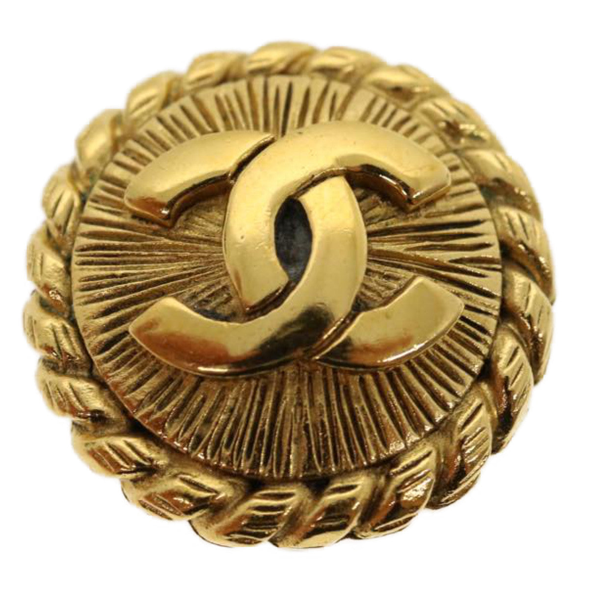 CHANEL COCO Mark Earring metal Gold CC   30468A