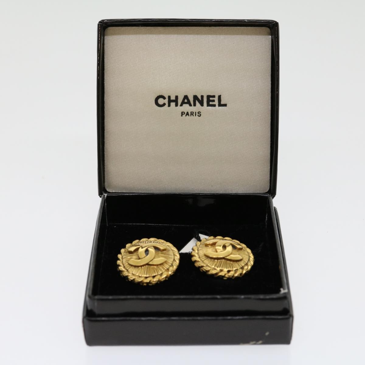 CHANEL COCO Mark Earring metal Gold CC   30468A