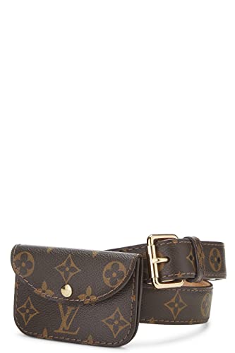 Louis Vuitton,  Monogram Canvas Pochette Solo Belt Bag, Brown