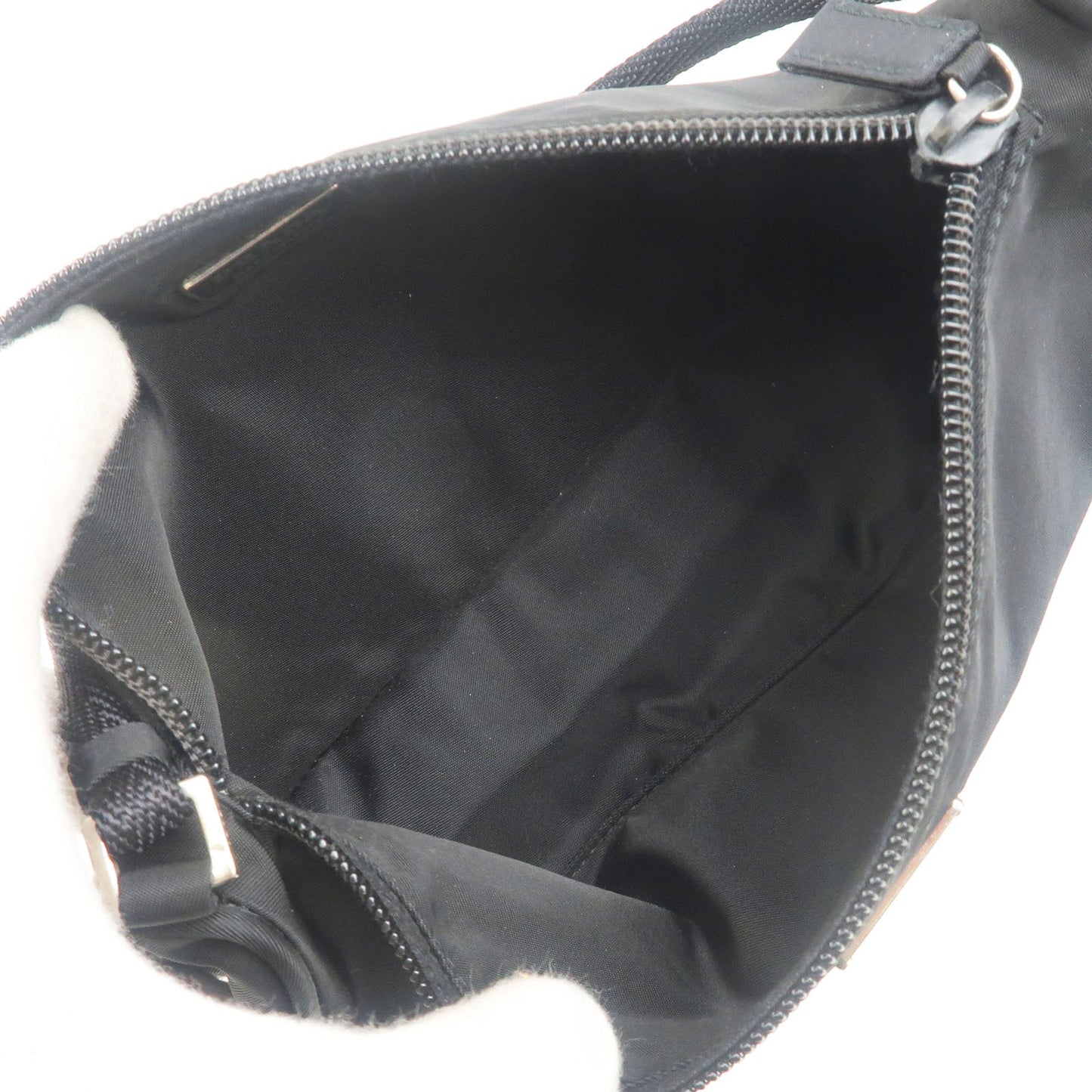 Prada Nylon Pouch Purse Shoulder Bag NERO Black