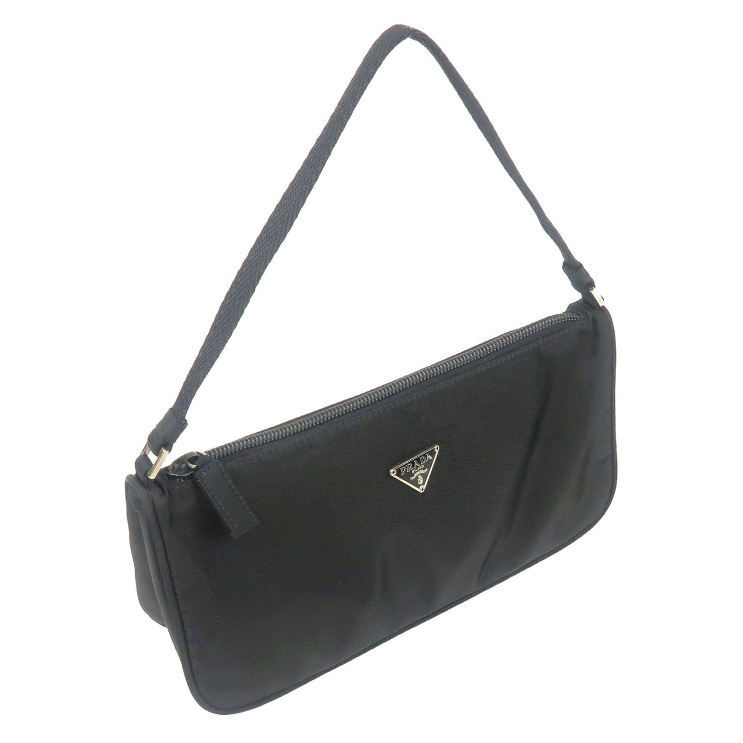 Prada Nylon Pouch Purse Shoulder Bag NERO Black