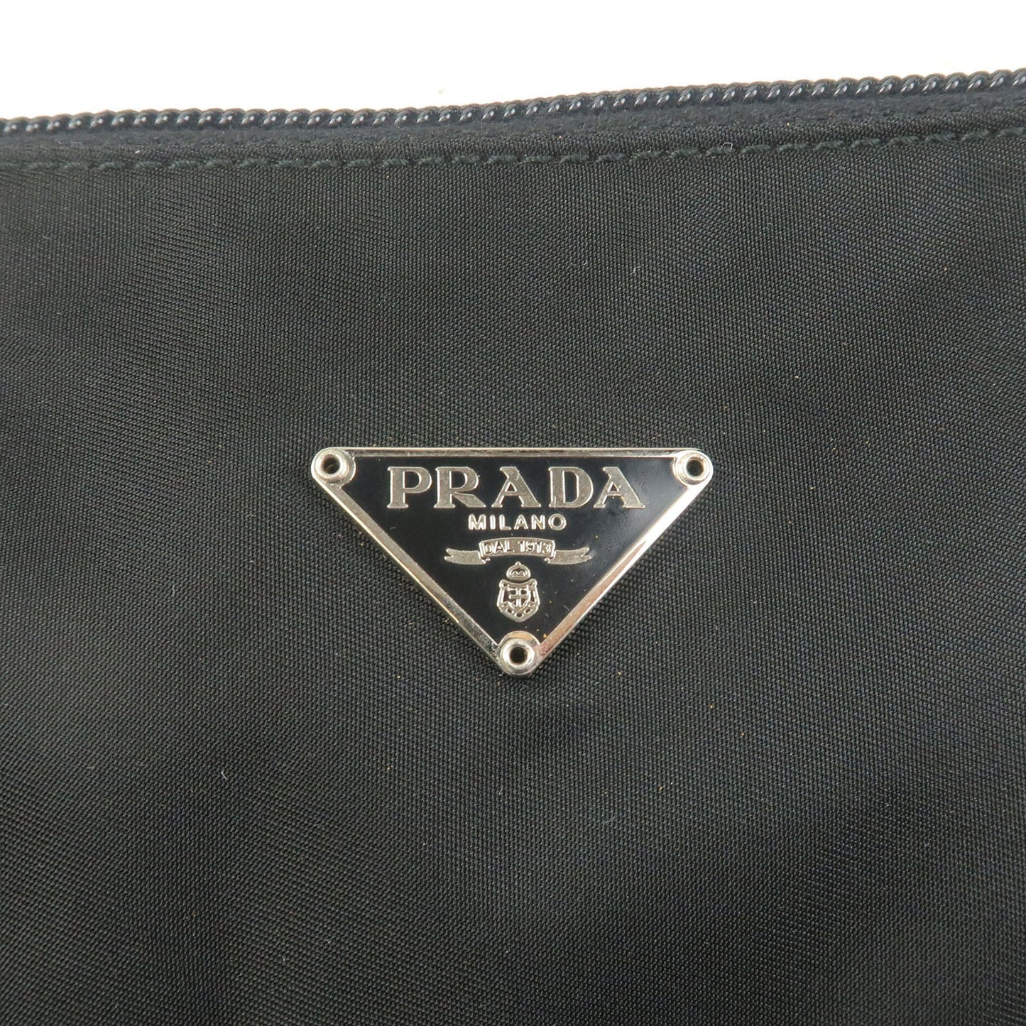 Prada Nylon Pouch Purse Shoulder Bag NERO Black