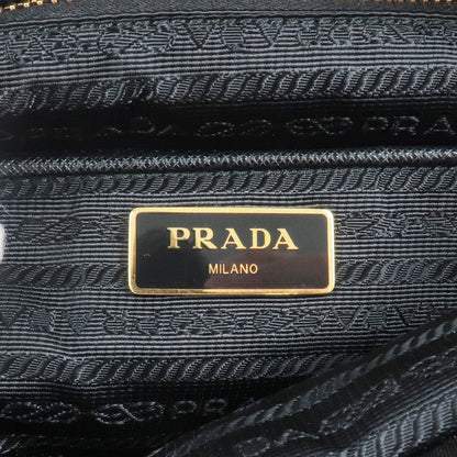 Prada Nylon Leather 2Way Hand Bag Shoulder Bag Black 1BA843