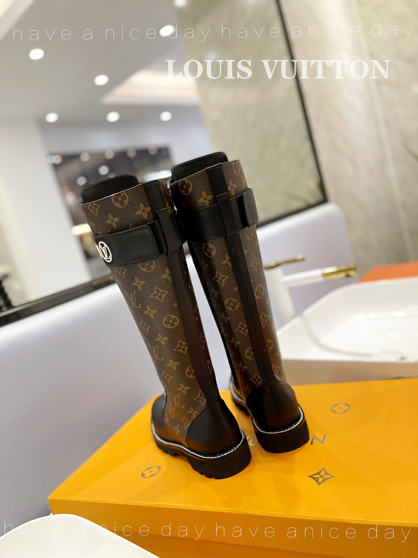 Premium  Louis Vuitton  BOOTS 032