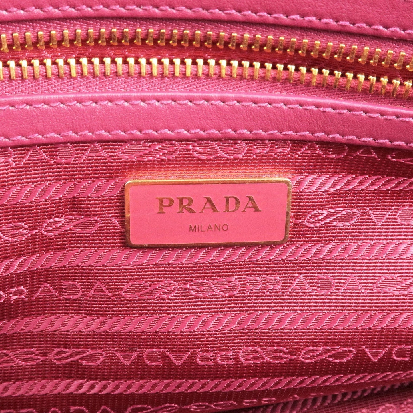 Prada Nylon Leather 2Way Bag Hand Bag Shoulder Bag IBISCO 1BA104