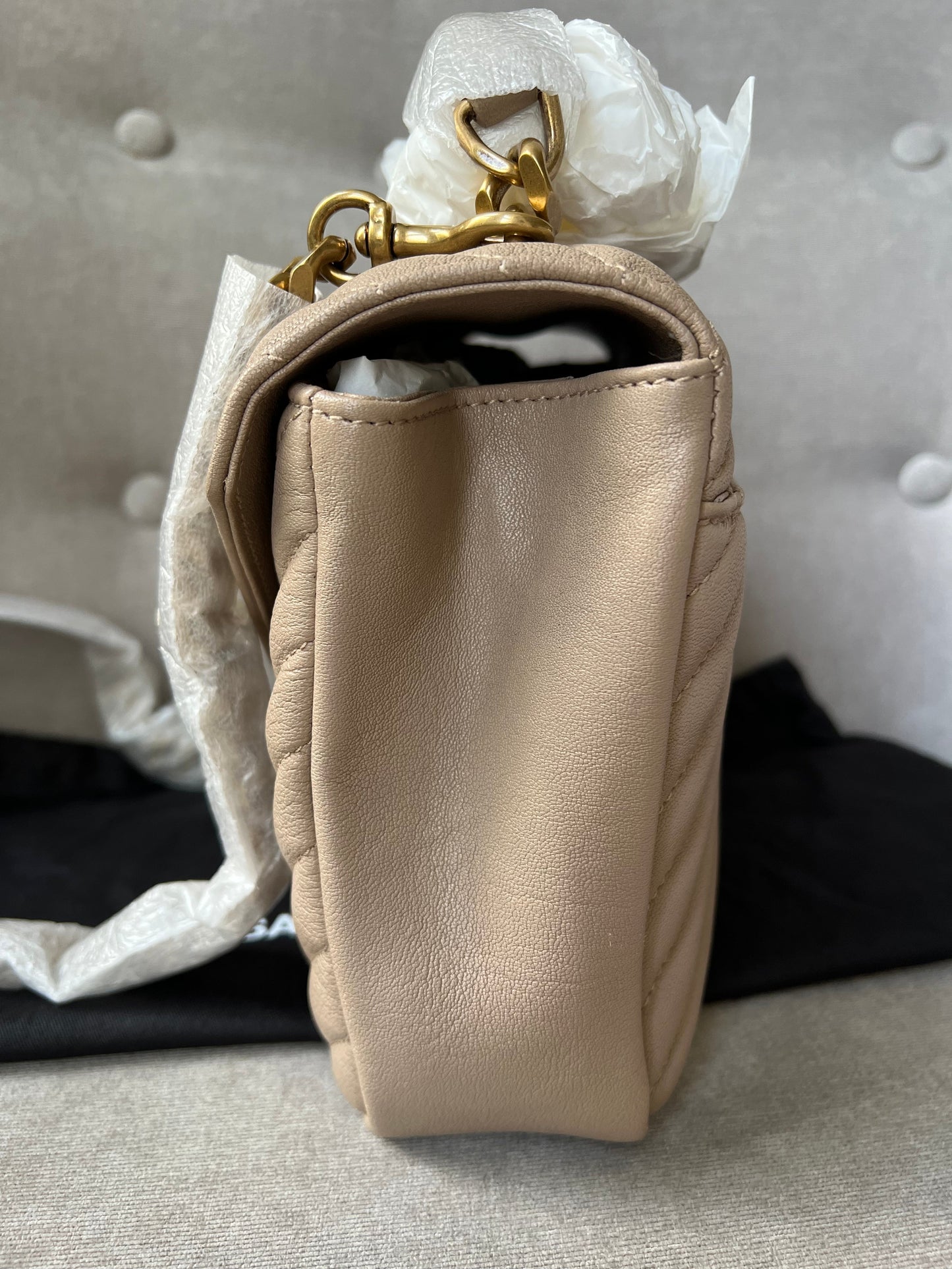 Yves Saint Laurent (YSL) Beige Medium College