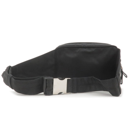 Prada Logo Nylon Waist Bag Belt Bag Fanny Pack NERO Black 2VL001