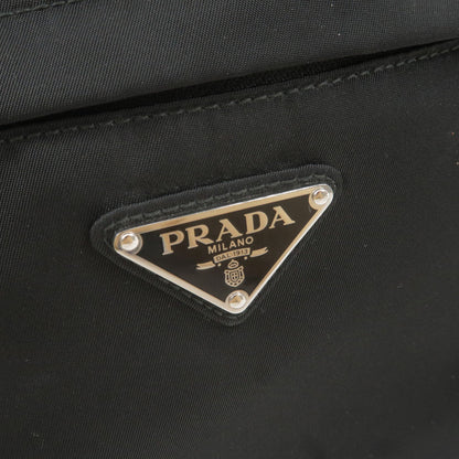 Prada Logo Nylon Waist Bag Belt Bag Fanny Pack NERO Black 2VL001