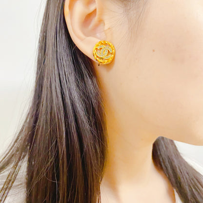 Chanel double C logo Earrings