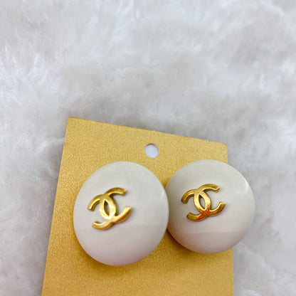 Chanel Double C logo Vintage Earrings