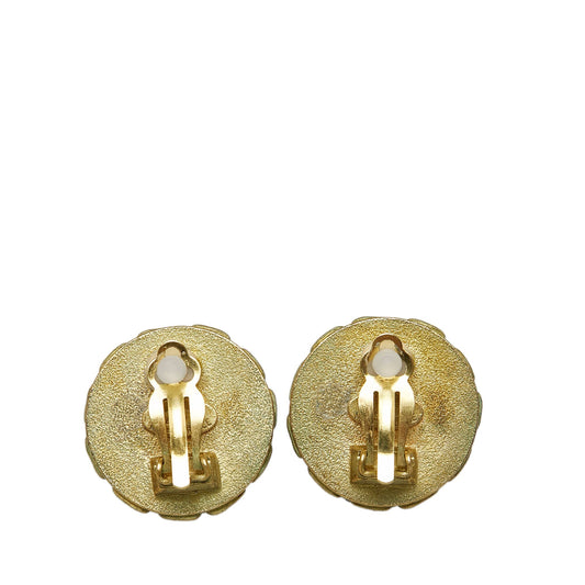 CHANEL CC Clip-on Earrings Costume Earrings