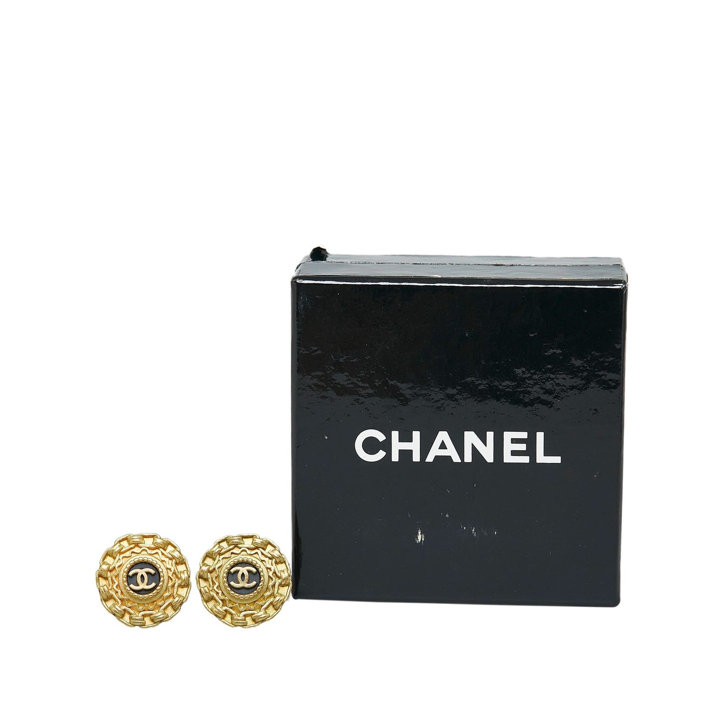 CHANEL CC Clip-on Earrings Costume Earrings