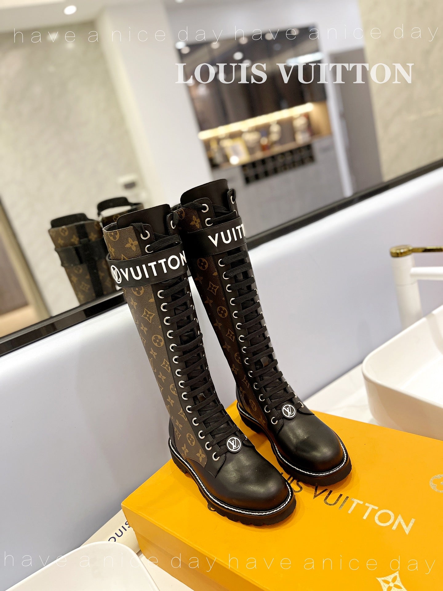 Premium  Louis Vuitton  BOOTS 032