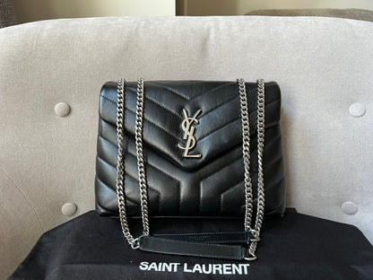 Yves Saint Laurent (YSL) Black Small Lou