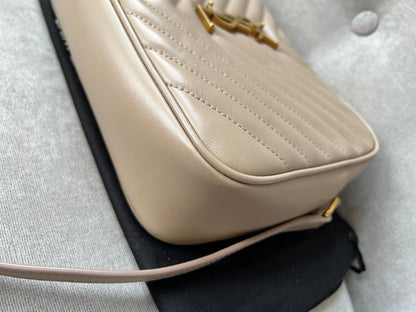 Yves Saint Laurent (YSL) Beige Lou Camera Bag