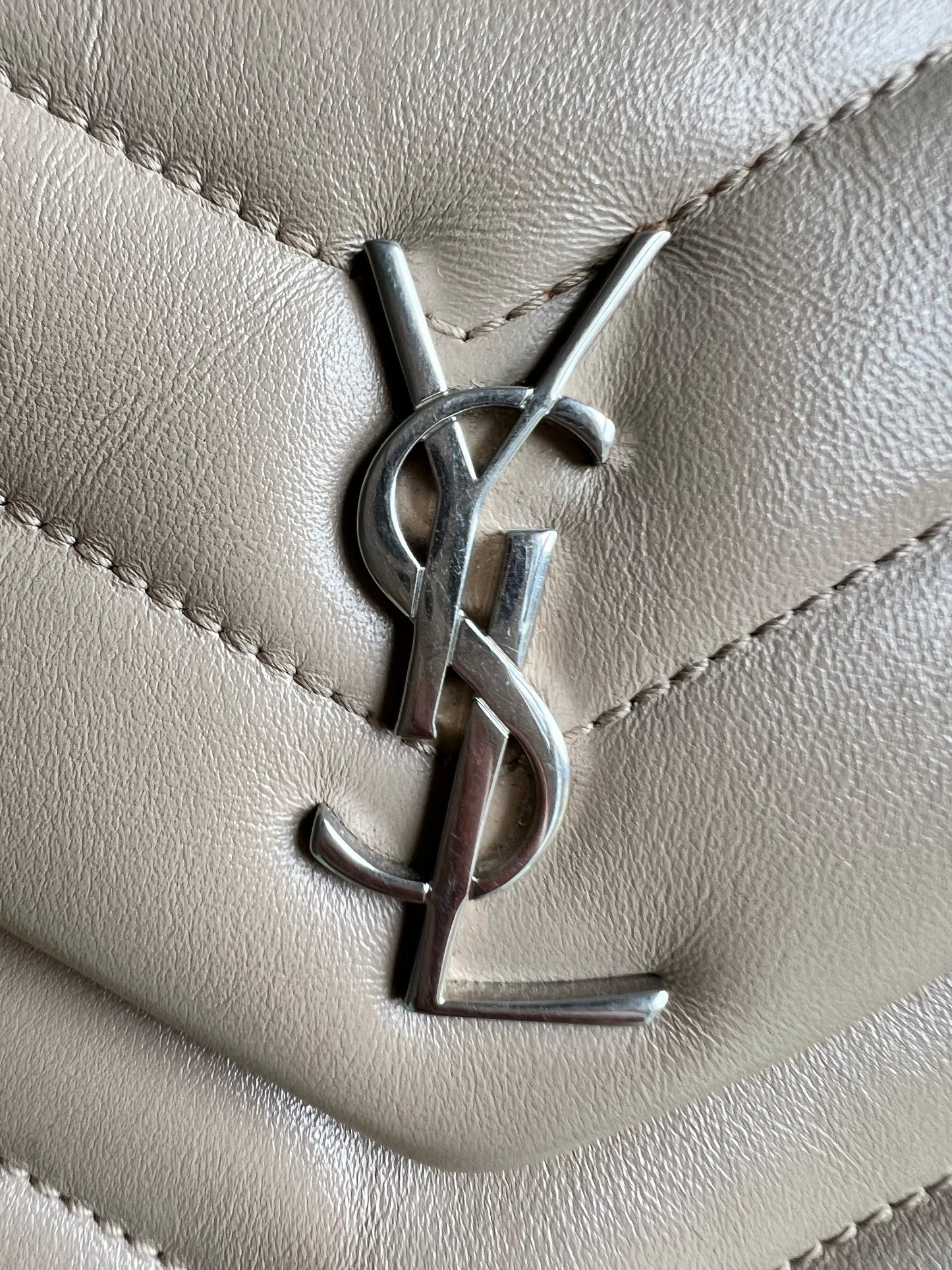 Yves Saint Laurent (YSL) Beige Toy Lou Lou