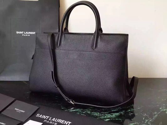 Yves Saint Laurent Medium Rive Gauche Bag In Black Leather