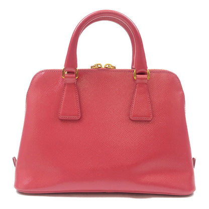 Prada Saffiano Vernis 2Way Hand Bag PEONIA Pink BL0838