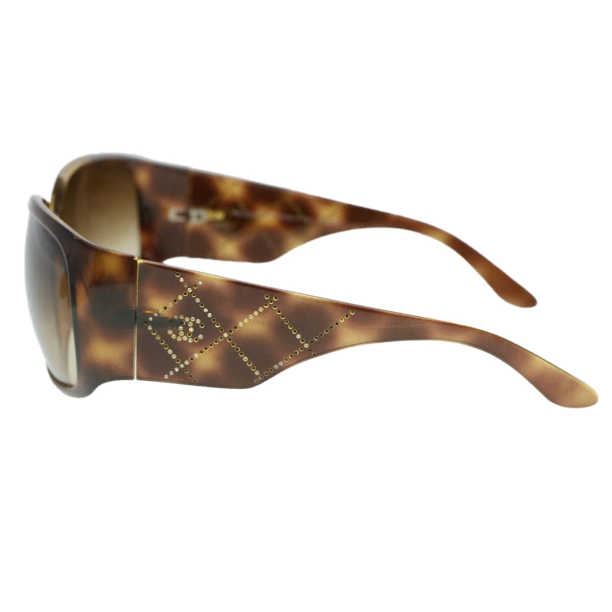 CHANEL Sunglasses Brown CC   41225