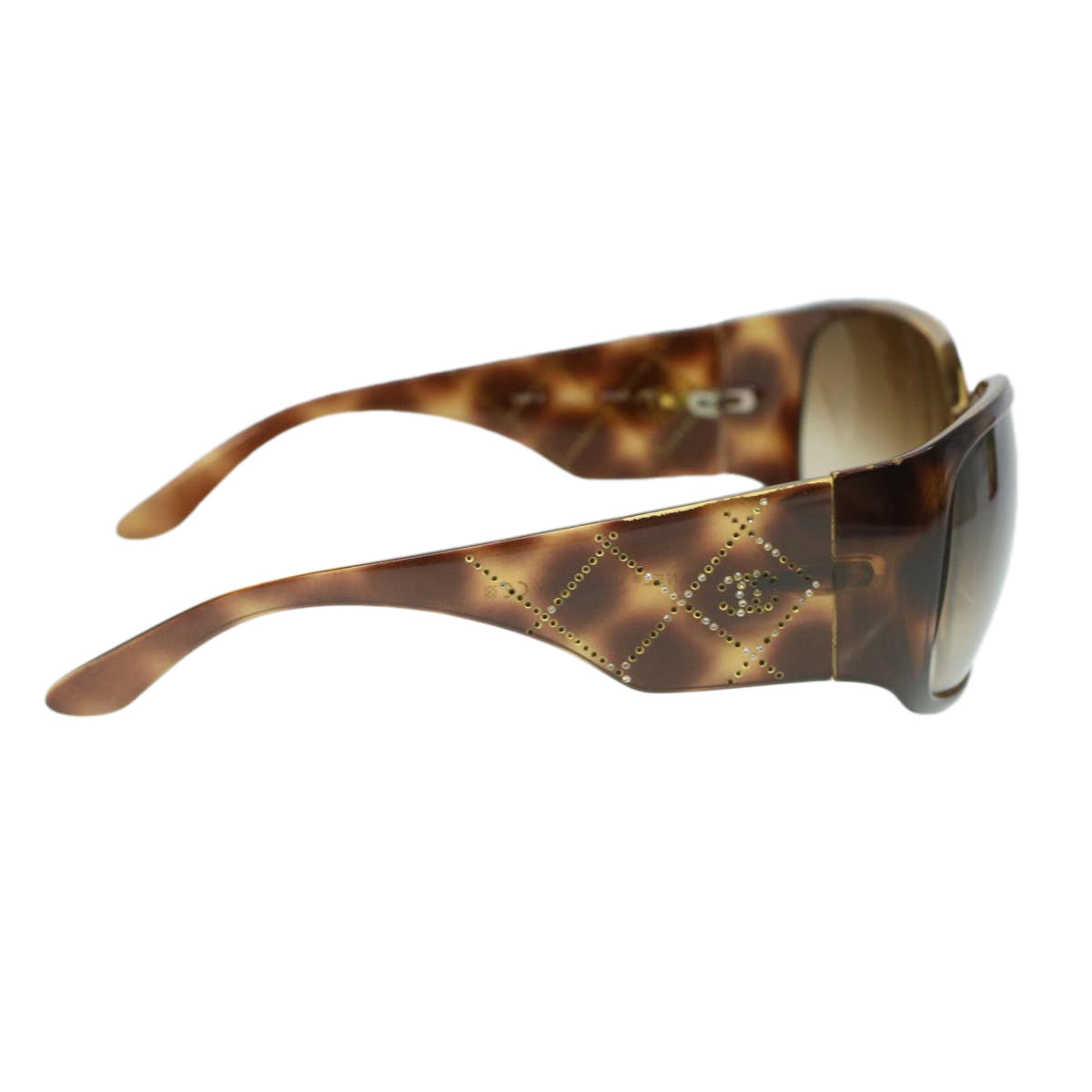 CHANEL Sunglasses Brown CC   41225