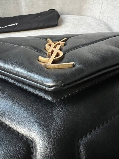 Yves Saint Laurent (YSL) Black Toy Lou Lou with Gold Hardware