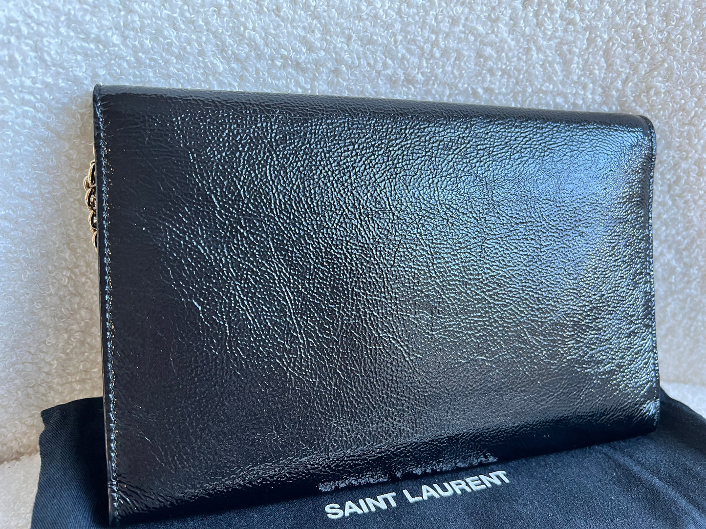 Yves Saint Laurent (YSL) Black Belle de Jour Chain Wallet