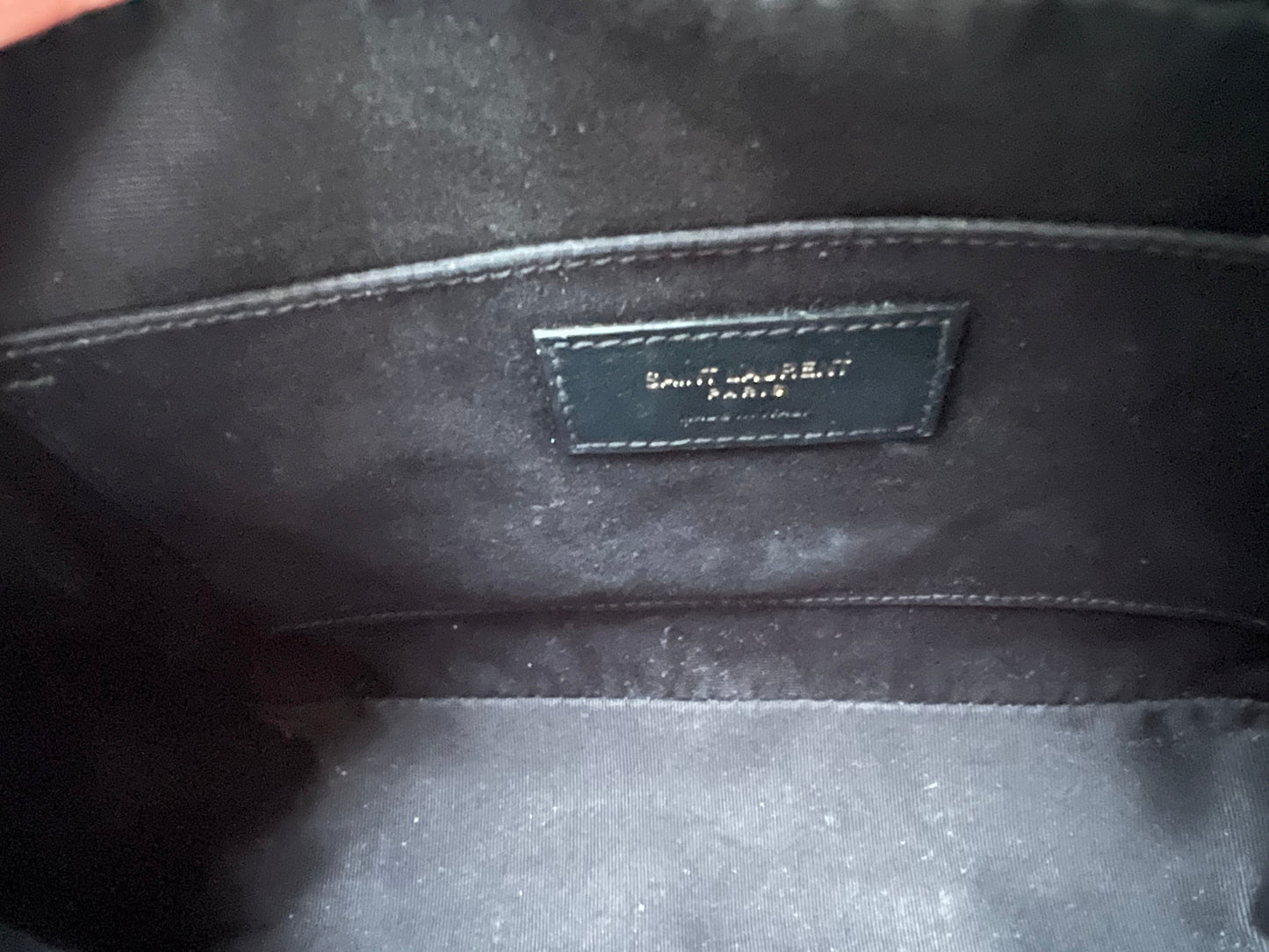 Yves Saint Laurent (YSL) Black Lou Camera Bag