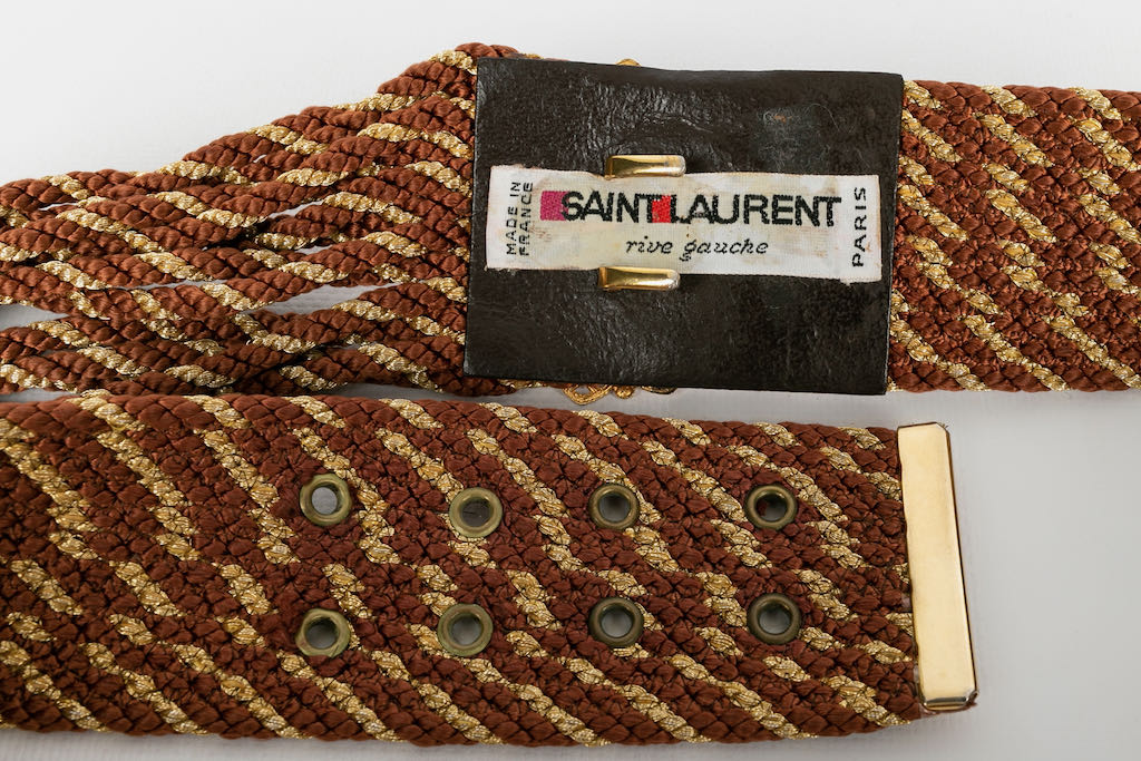 Ceinture en passementerie Yves Saint Laurent