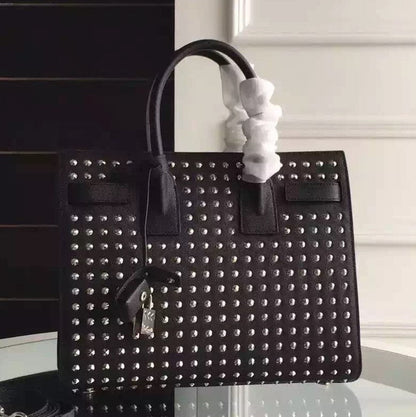 Yves Saint Laurent Small Sac De Jour Bag With Metal Studs