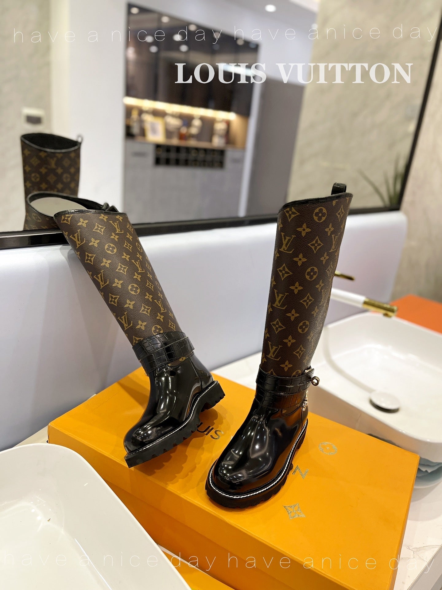 Premium  Louis Vuitton  BOOTS 029