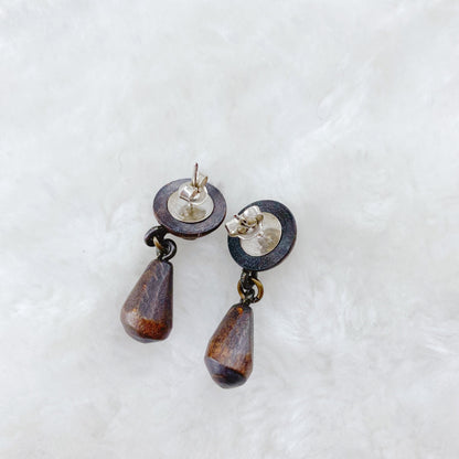 Chanel Wooden Earrings TWS