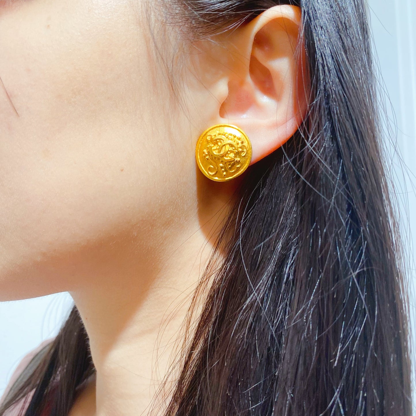 Chanel Gold Earrings