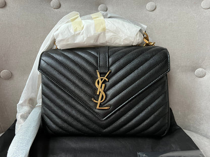 Yves Saint Laurent (YSL) Black Medium College