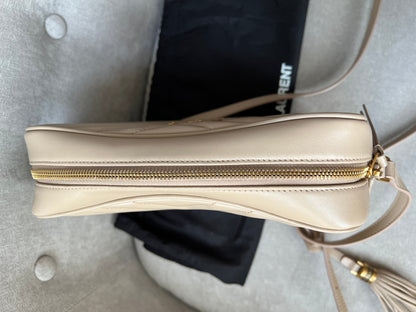 Yves Saint Laurent (YSL) Beige Lou Camera Bag