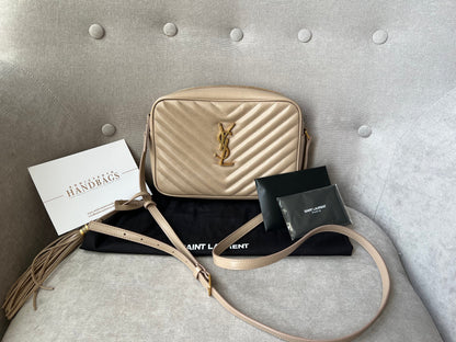 Yves Saint Laurent (YSL) Beige Lou Camera Bag