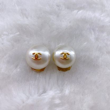 Chanel Pearl Earrings