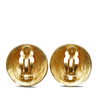 CHANEL CC Clip-on Earrings Costume Earrings