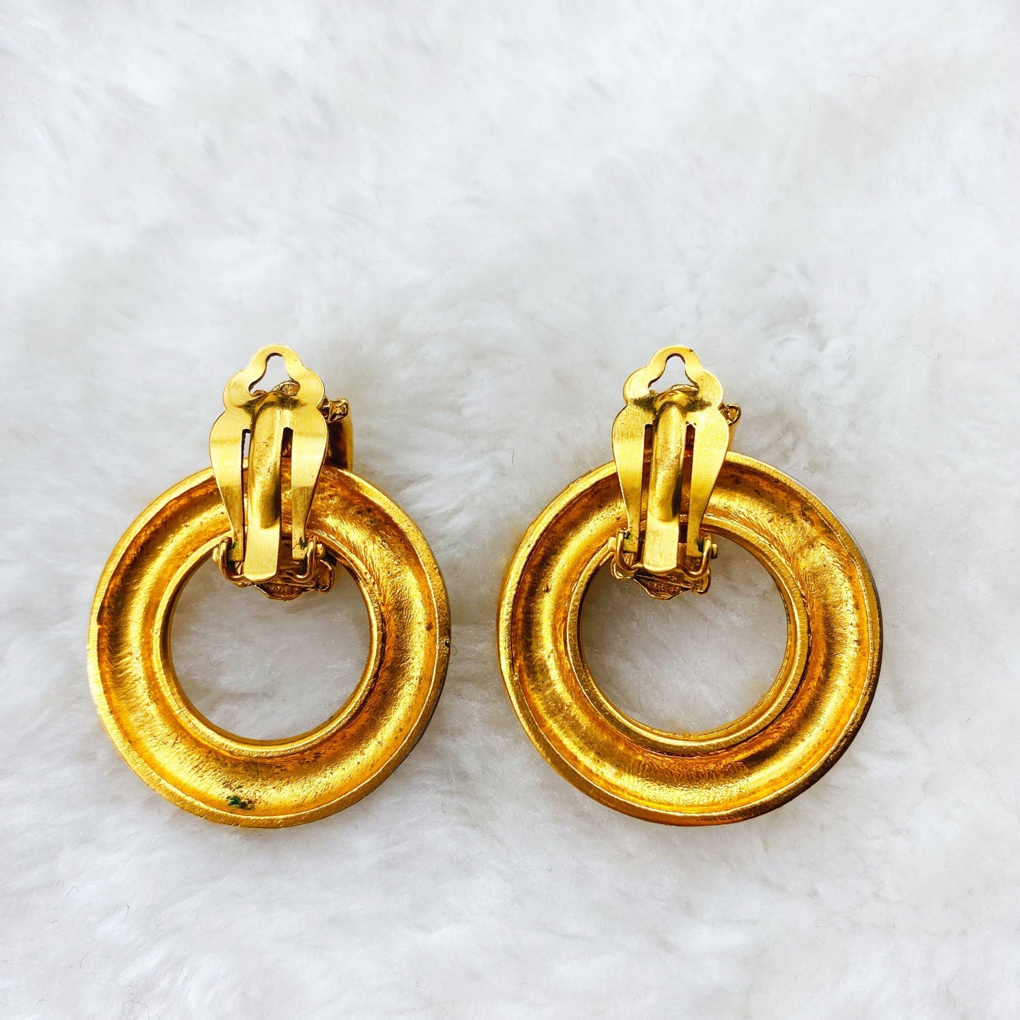 Chanel golden earrings