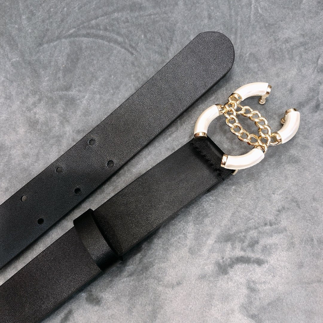 Leather Belt Chanel